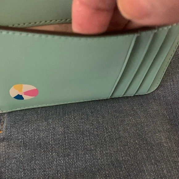 kate spade Poolside Smooth Leather Card Case Wallet NWT - Picture 3 of 8